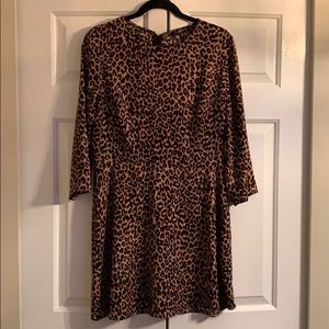 Leopard print dress